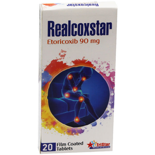 Realcoxstar 90mg 20 Film Coated Tablets