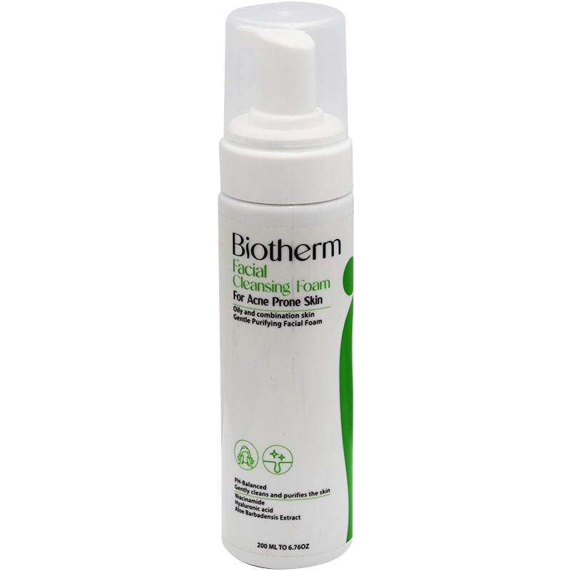 Biotherm Facial Cleansing Foam for Acne Prone Skin 200ml