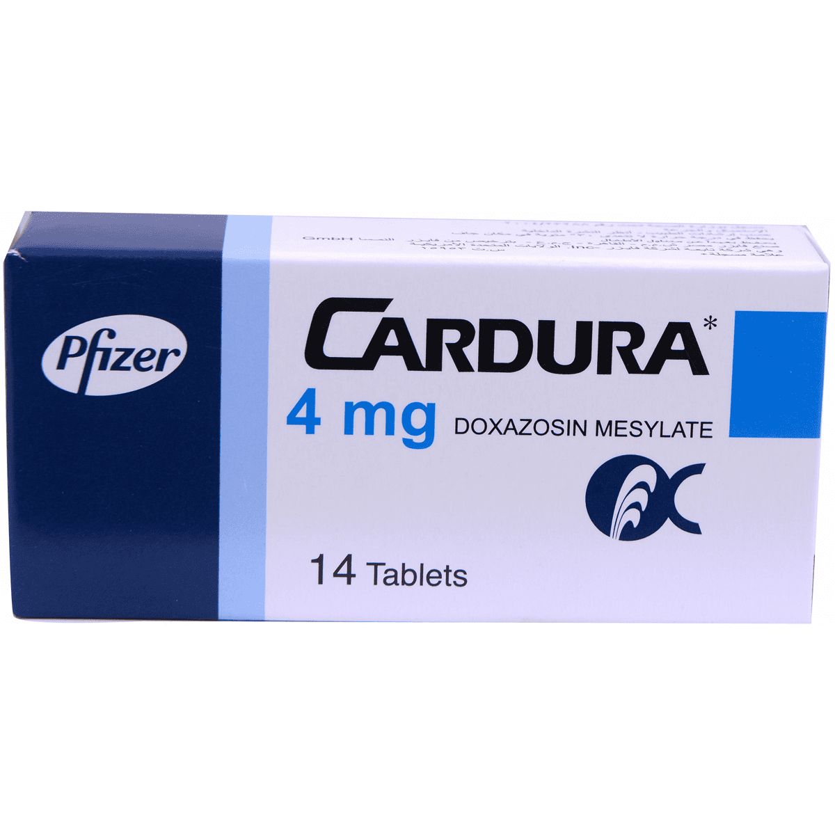 Cardura 4mg 14 Tablets