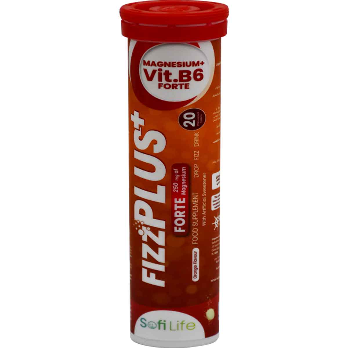 Sofi Life Fizz Plus Magnesium + Vitamin B6 20 Effervescent Tablets