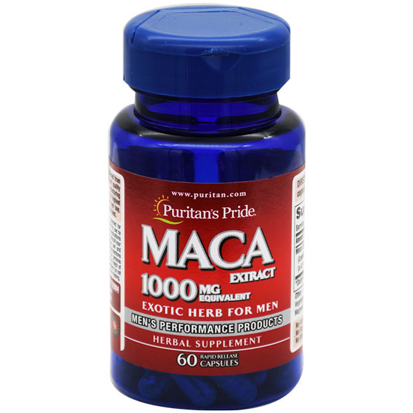 Puritan's Pride Maca Extract 1000mg 60 Capsule