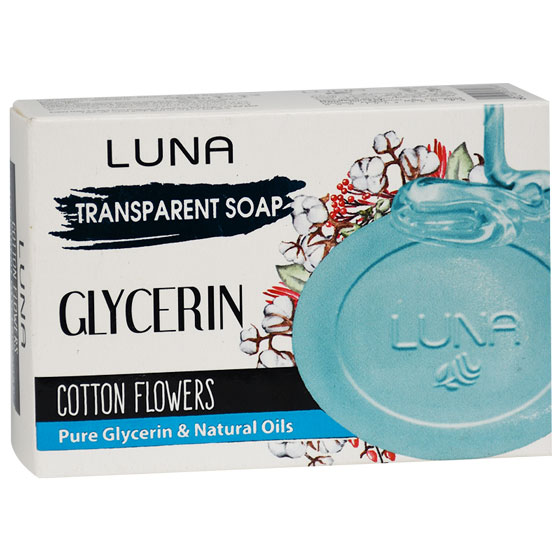 Luna Glycerin Cotton Flowers Soap 100gm
