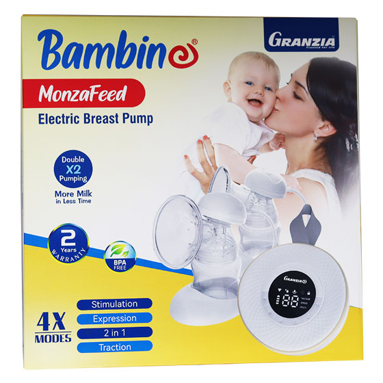 Granzia Monzafeed Electric Double Breast Pump With Bag (Offer Pack)