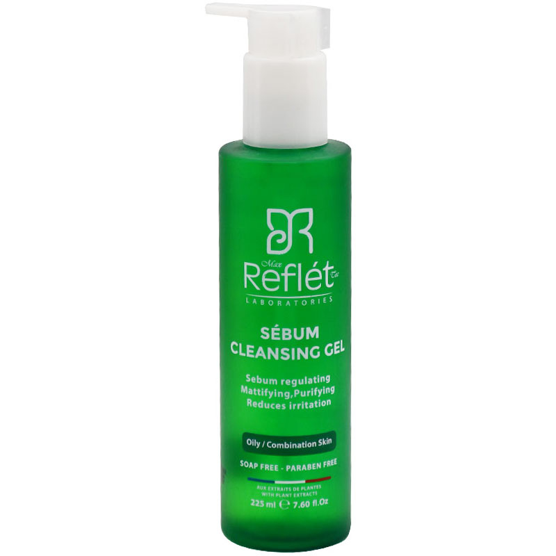Max Reflet Sebum Cleansing Gel for Oily Skin 225ml
