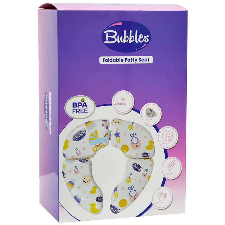 Bubbles Foldable Potty Seat