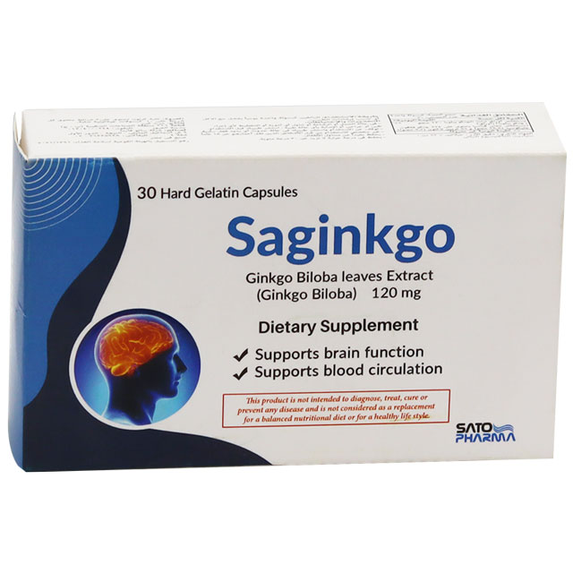 Saginkgo 120mg 30 Hard Gelatin Capsules