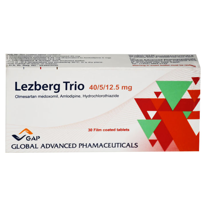 Lezberg Trio 40/5/12.5mg 30 Film Coated Tablets