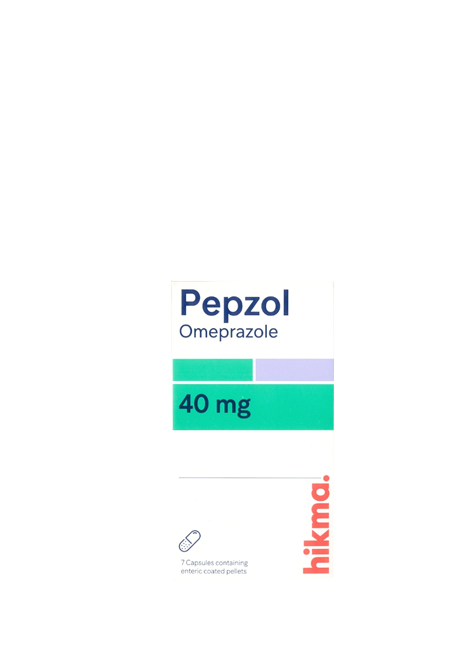 Pepzol 40mg 7 Capules
