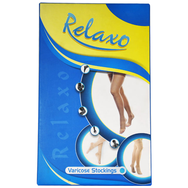 Relaxo Varicose Stocking Standard (Over Knee) (X-Large) 110