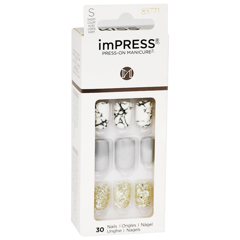 Kiss Impress Nails 30 pieces /Kim010Cam
