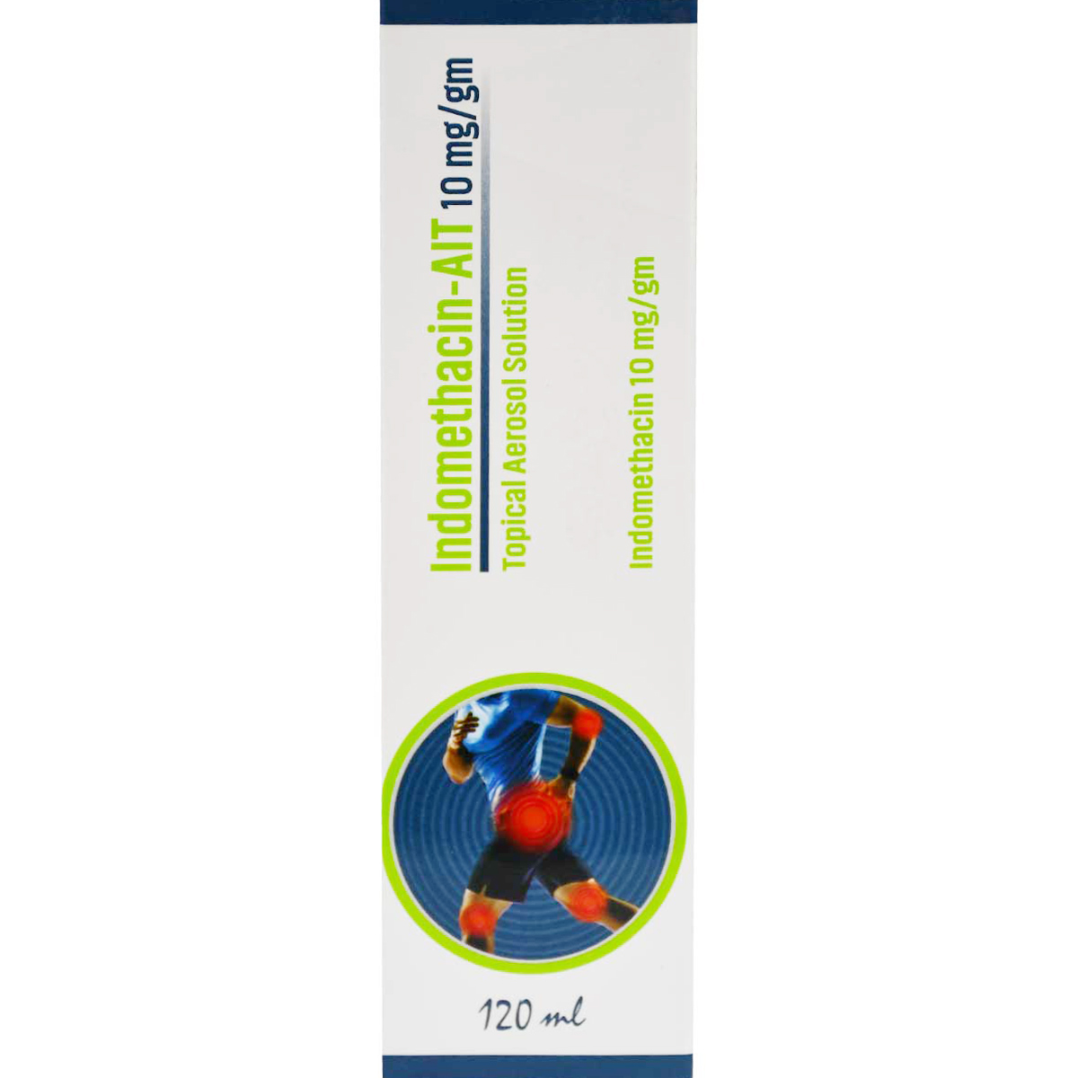 Indomethacin AIT Topical Solution 10mg/gm 120ml