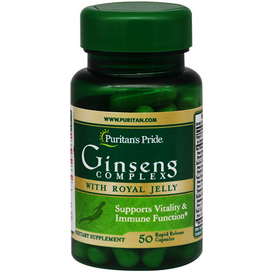 Puritan's Pride Ginseng Complex with Royal Jelly 50 capsules