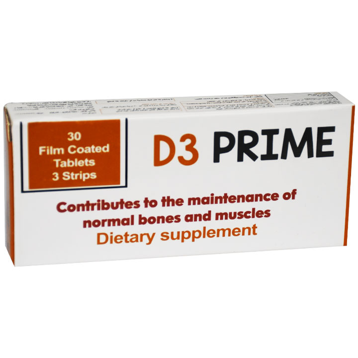 D3 Prime 30 Film Coated Tablets