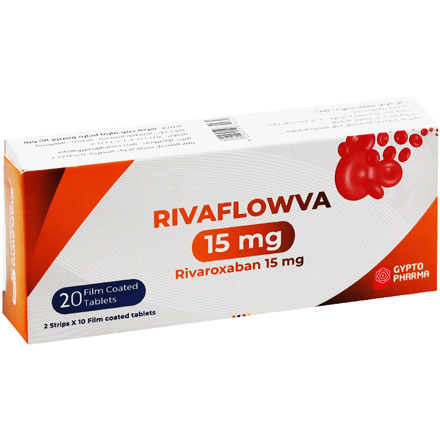 Rivaflowva 15mg 20 Film Coated Tablets