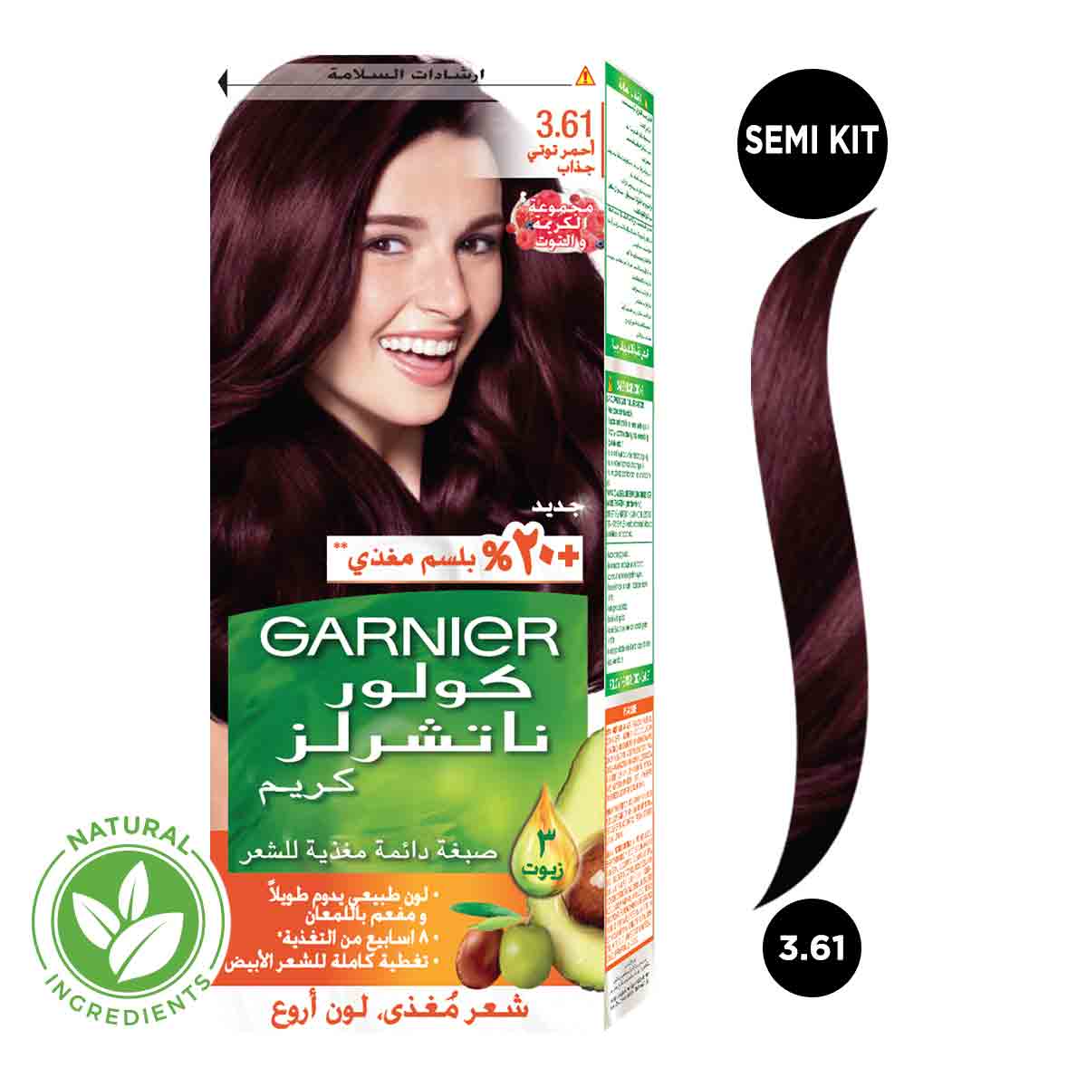 Garnier Color Naturals Cream/3.61 (Luscious Blackberry)