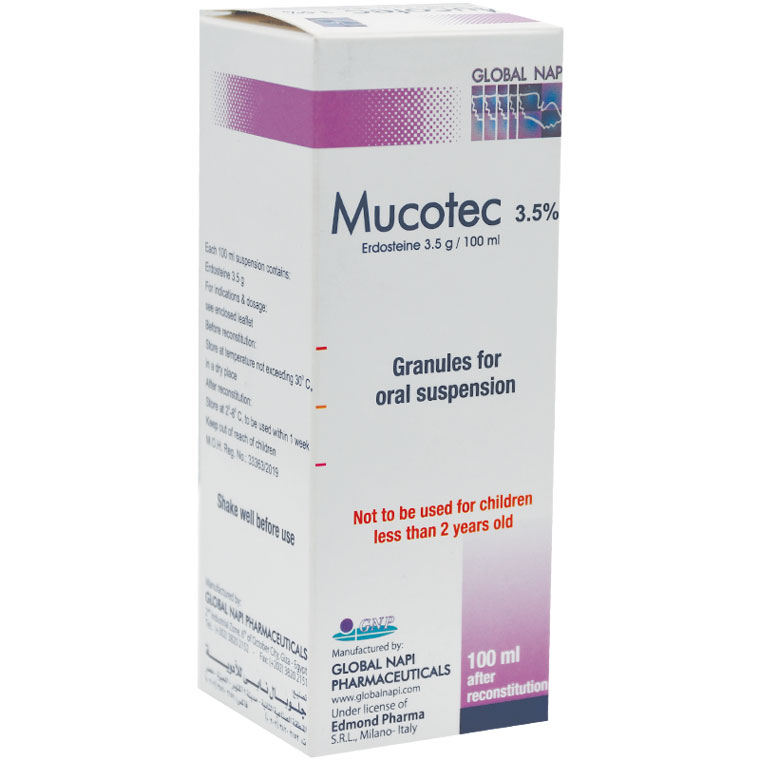 Mucotec 3.5gm/100ml Suspension 100ml