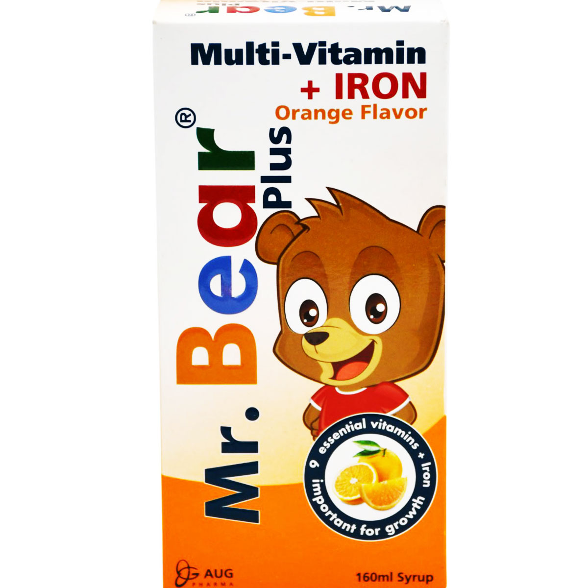 M  Bear Plus Multivitamin and Iron Orange 160ml Syrup