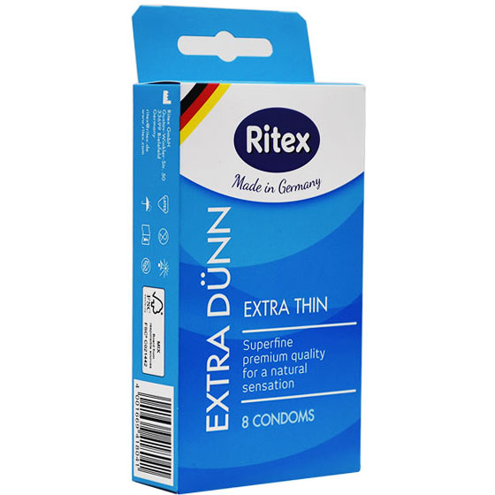 Ritex Extra Thin Condoms 8 Pieces