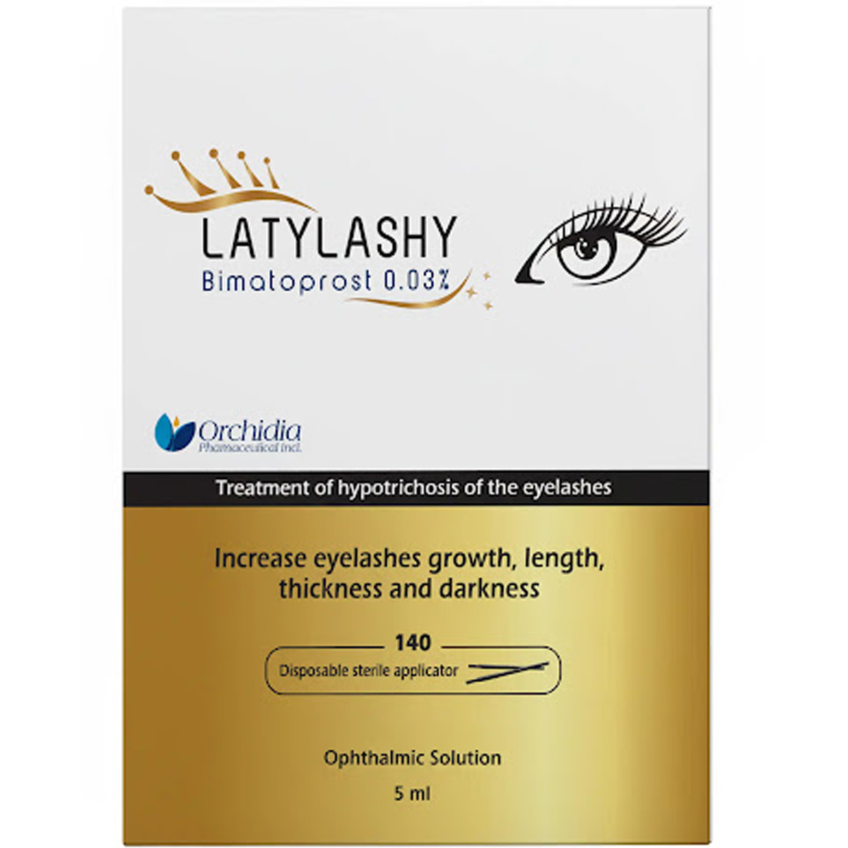 Latylashy 0.03% Ophthalmic Solution 5 ml + 140 Applicators