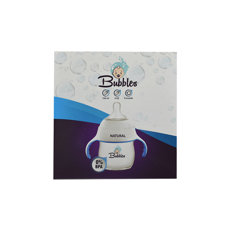 Bubbles Natural Bottle W.Hand (4) M 150ml