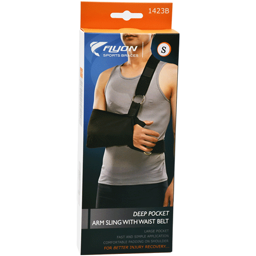 Flyon Deep Pocket Arm Sling With Waist Belt Small /1423b