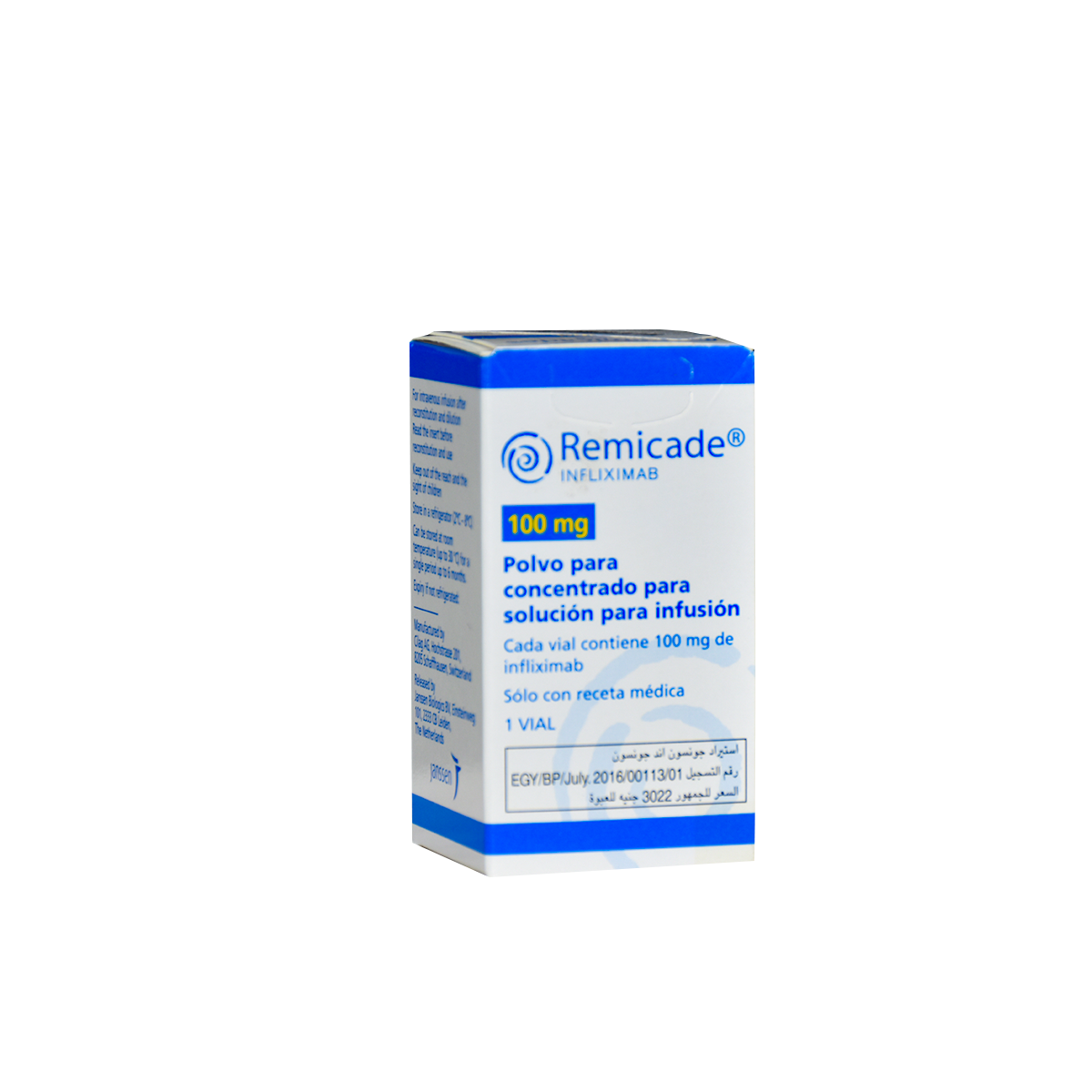 Remicade 100mg 1 Vial (Refrigerated)