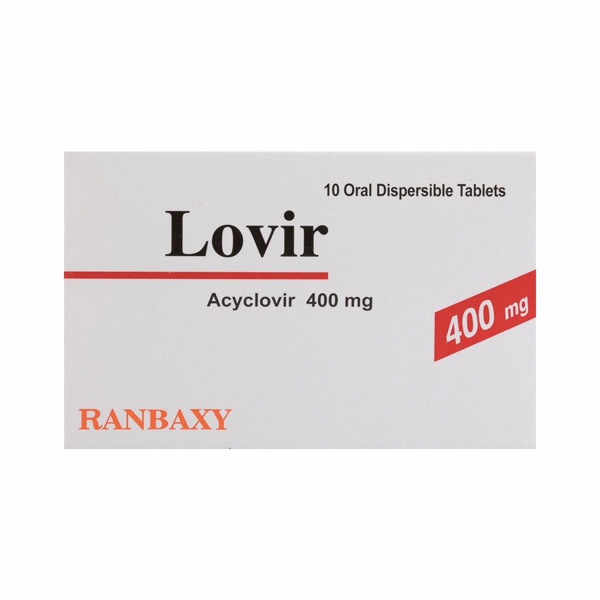 Lovir 400mg 10 Tablets