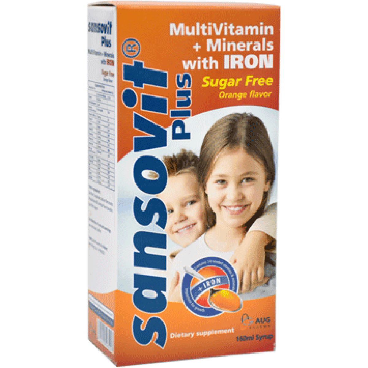 Sansovit Plus (Multivitamins & Minerals + Iron) Syrup 160ml