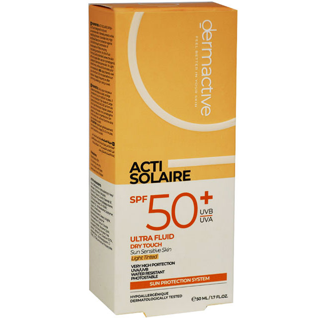 Dermactive Acti Solaire (Spf50+) Ultra Fluid Light Tinted 50ml