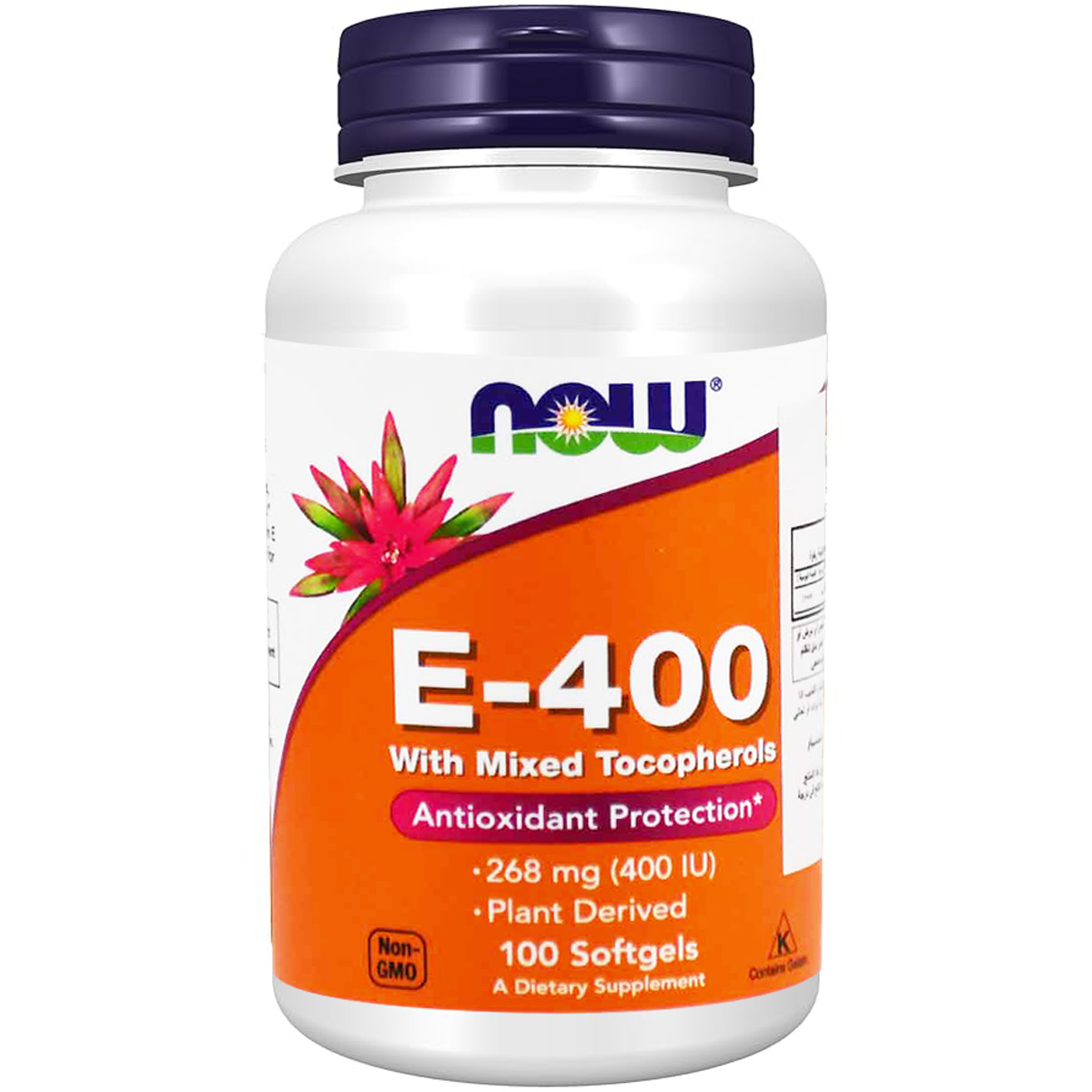 Now Vitamin E-400 100 Soft Gelatin Capsules