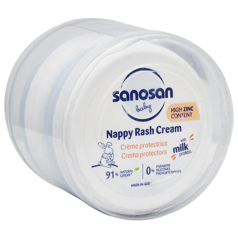 Sanosan Nappy Rash Cream With Milk Protien 2X150ml ( Offer Pack )