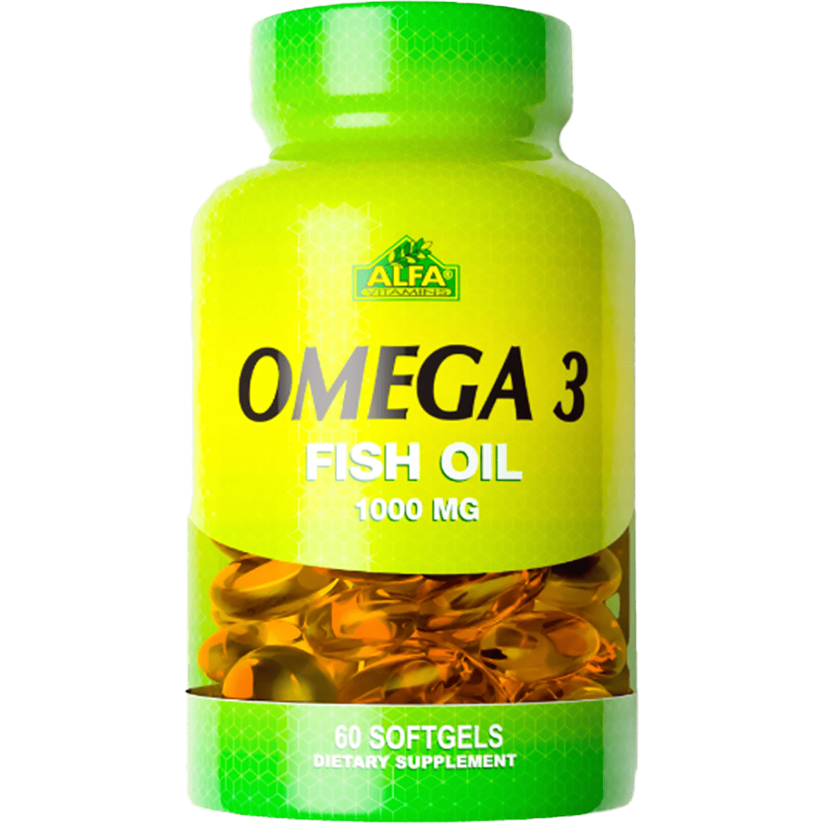 Alfa Omega 3-Fish Oil 1000mg 60 Soft Gel Capsule