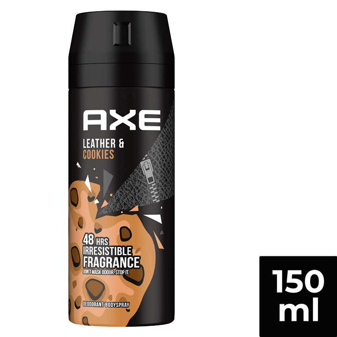 Axe Leather & Cookies 48 Hours Irresistible Deodorant Spray For Men 150ml