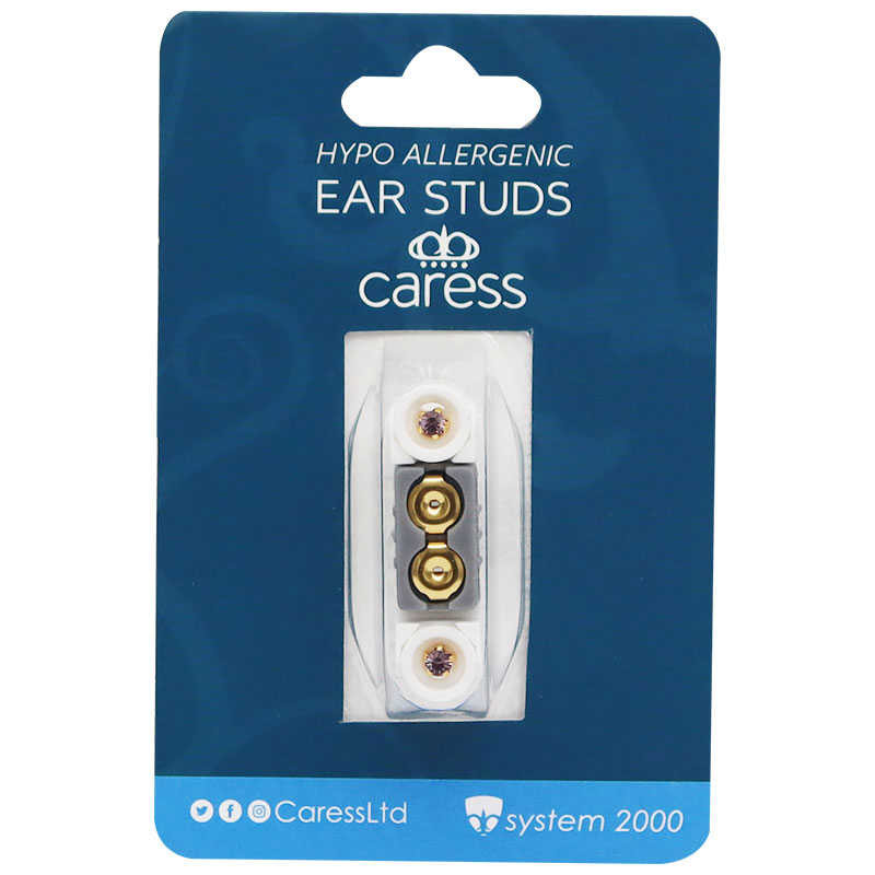 Caress Ear Studs Ruby/26