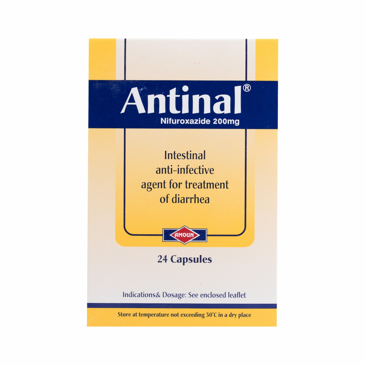 Antinal 200mg 24 Capsules