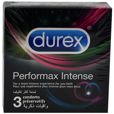 Durex Performax Intense Condoms 3pcs