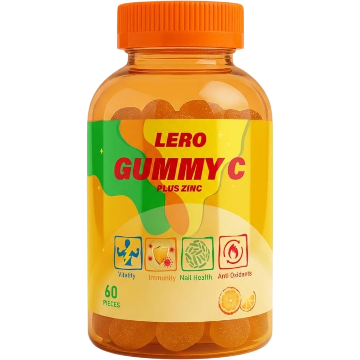 Lero Gummy C Plus Zinc 60 Gummies