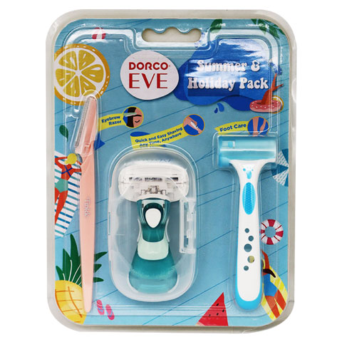 Dorco Eve Summer & Holiday Pack (Offer Pack)