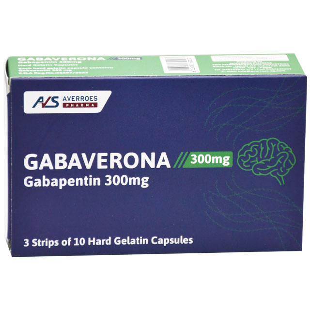 Gabaverona 300mg 30 Hard Gelatin Capsules