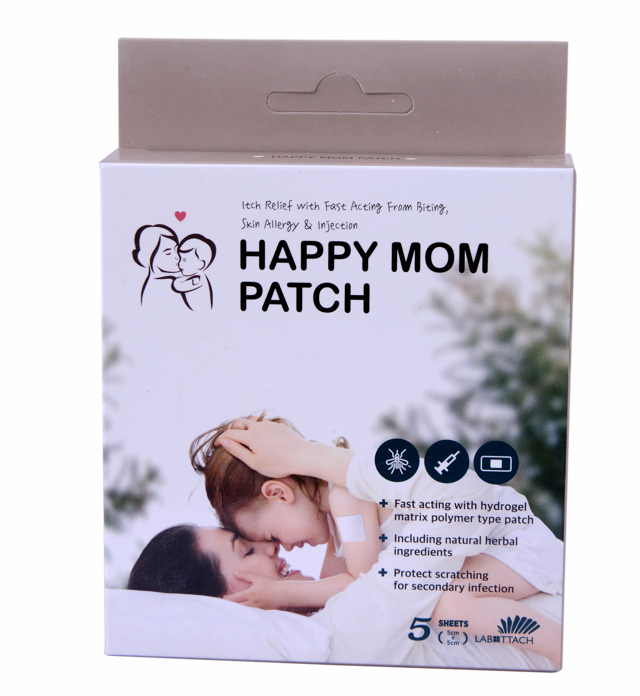 Happy Mom Patch (5X5cm) 5Sheet