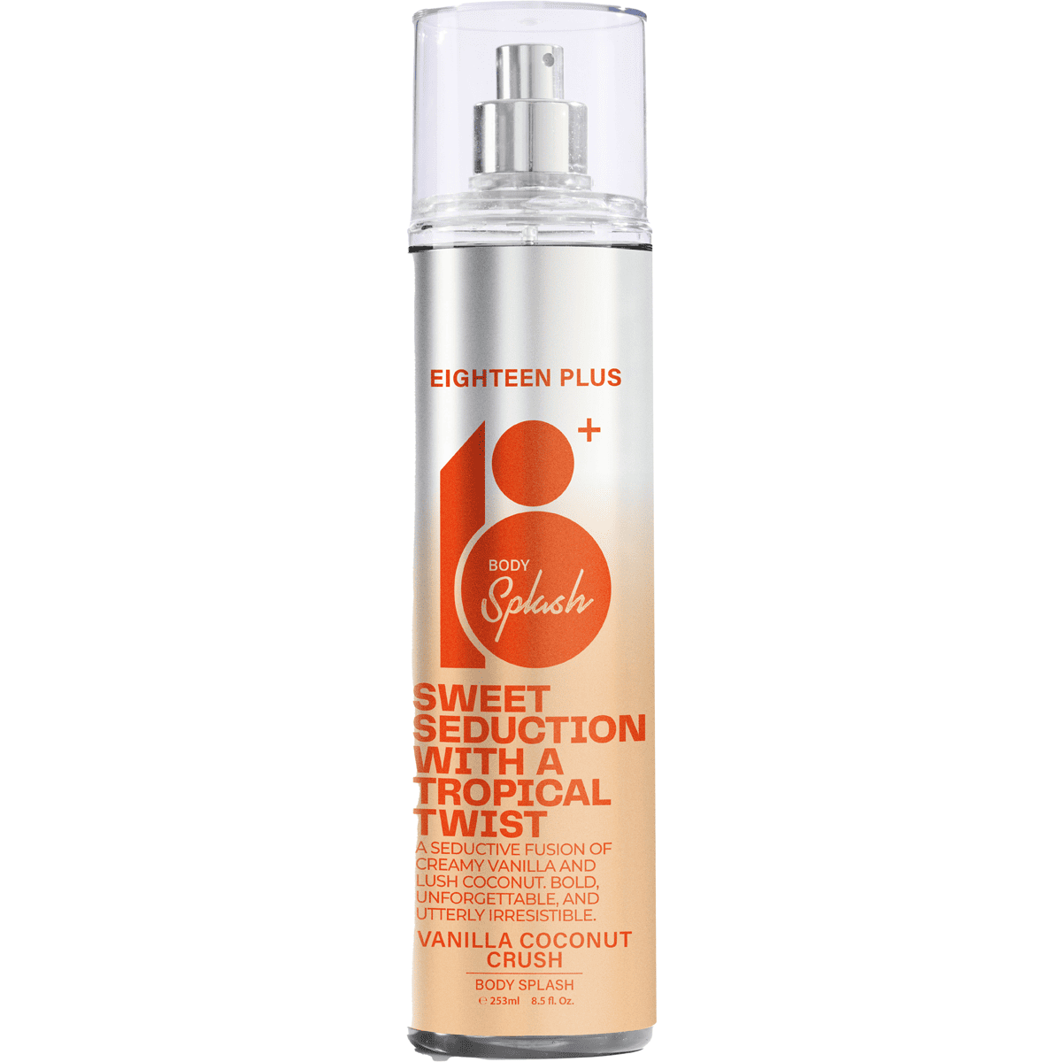 Eighteen Plus Vanilla Coconut Body Splash For Women 253 ml