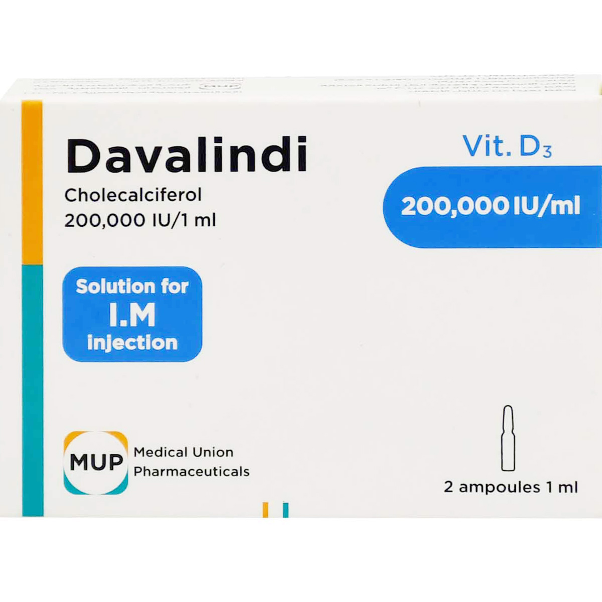 Davalindi 200000 IU/ml 2 Ampoules