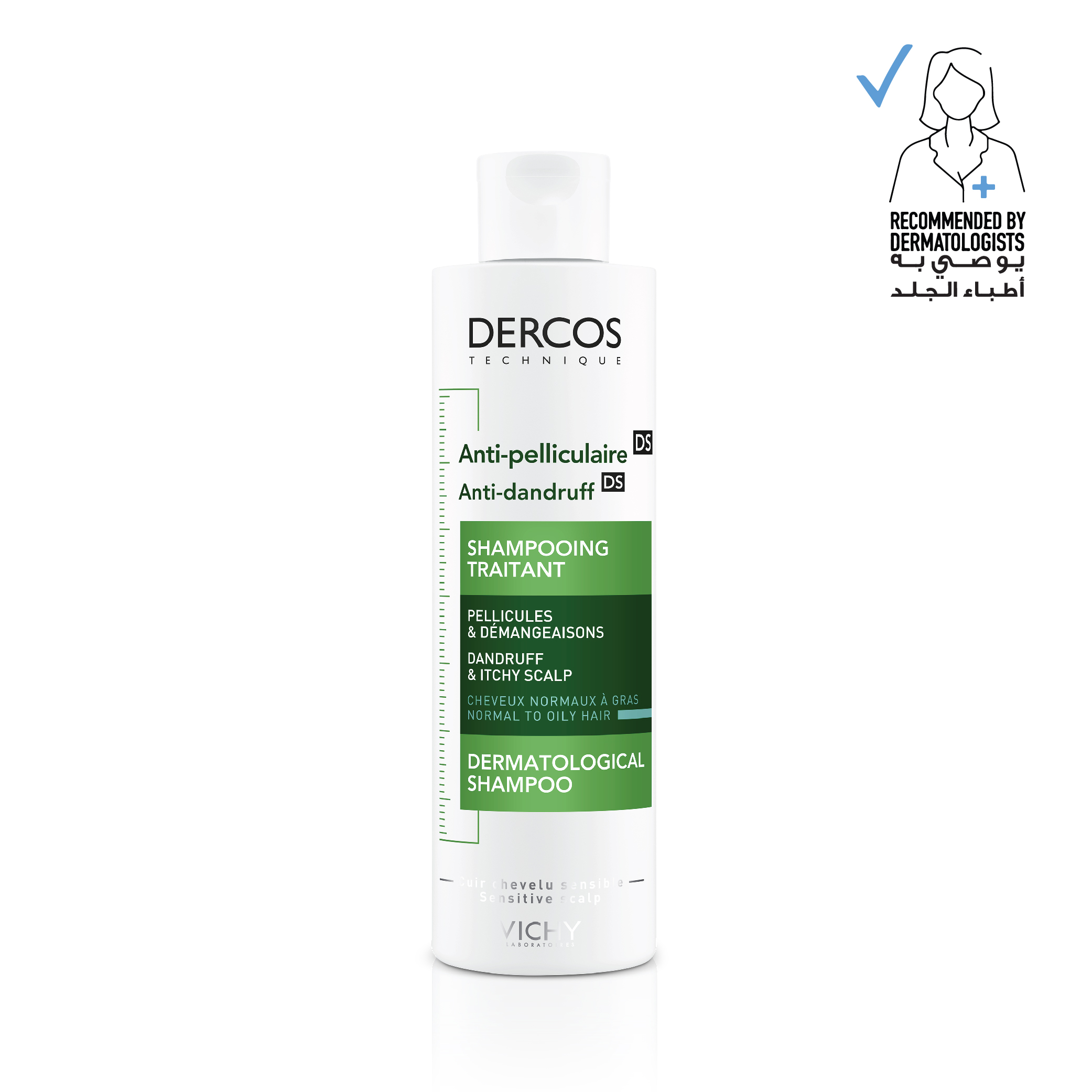 Vichy Dercos Antidandruff For Normal & Oily Hair Shampoo 200ml