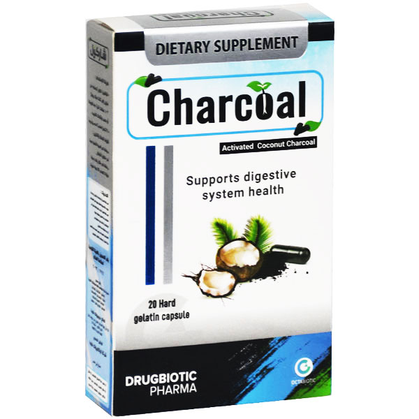 Charcoal 20 Hard Gelatin capsules