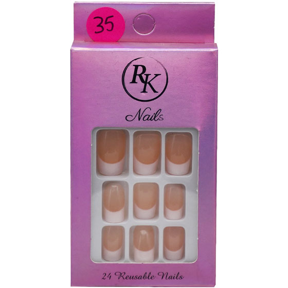 RK Reusable Nails 24 pieces/35