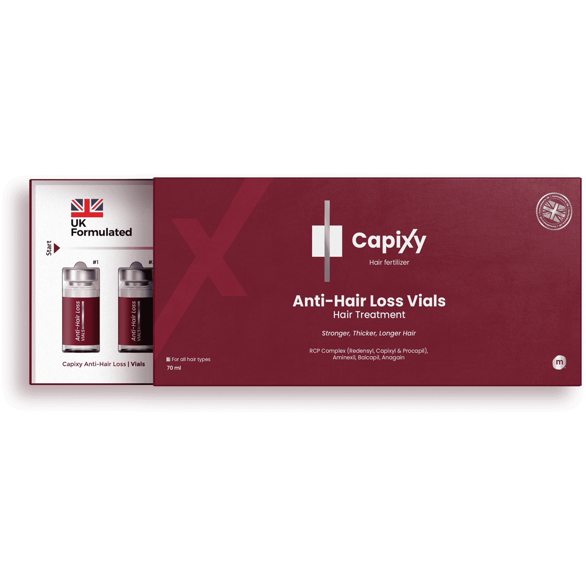 capixy Hair Fertilizer Anti Hair Loss Ampoules 7X10ml