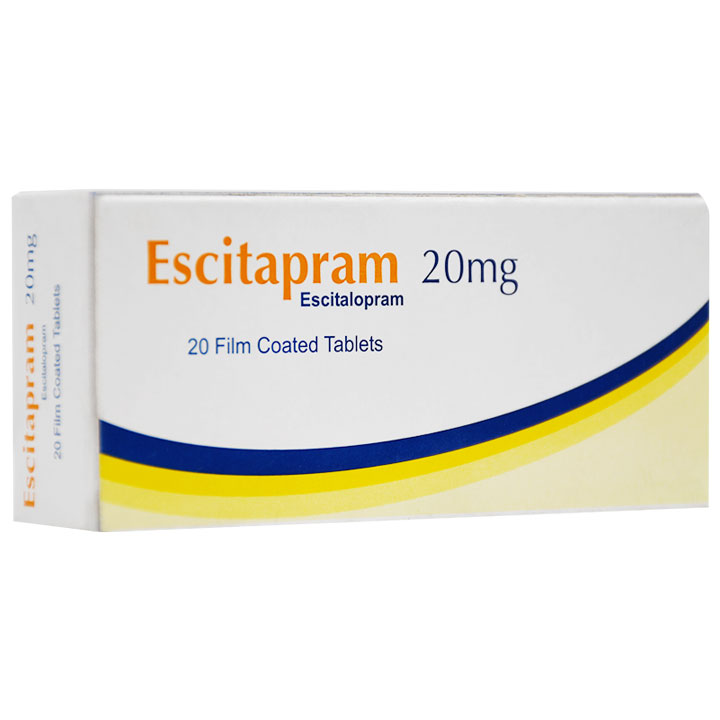 Escitapram 20mg 20 Film Coated Tablet