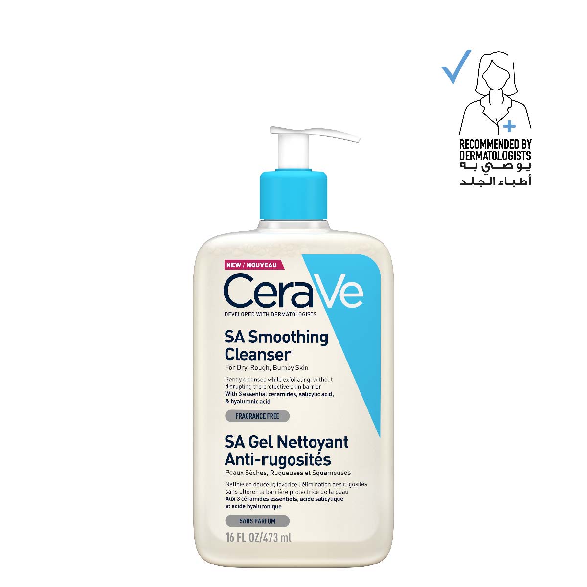 Cerave Sa Smoothing Cleanser For Dry Skin 473ml