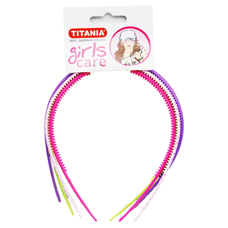 Titania Girls Care Hair Band 4 pieces/7846