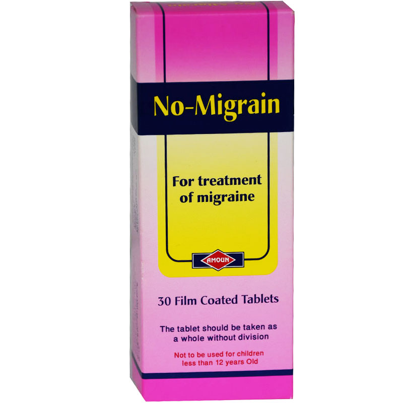 No Migrain 30 Film Coated Tablets